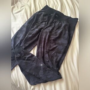Lululemon camouflage print studio joggers